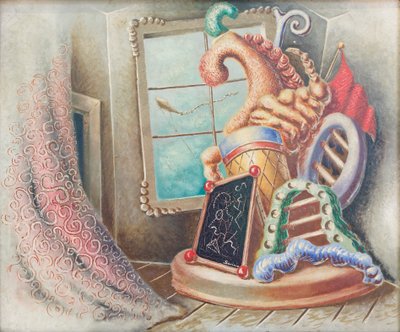 Barndomsminder fra Athen af Alberto (1891 1952) Savinio