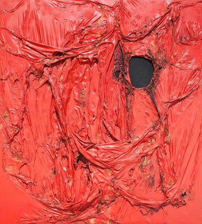 Stor Rosso af Alberto Burri