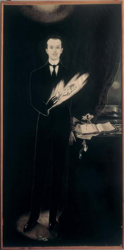 Selvportræt af Alberto Martini