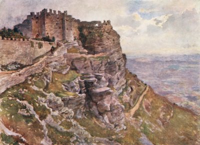 Slottet Monte San Giuliano af Alberto Pisa