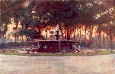 Havhestefontæne i Villa Borghese af Alberto Pisa