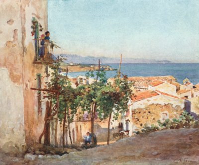 Gade i Cefalu af Alberto Pisa