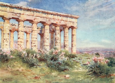 Segesta-templet af Alberto Pisa