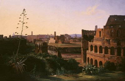 Udsigt over Colosseum i Rom af Albijn Van den Abeele