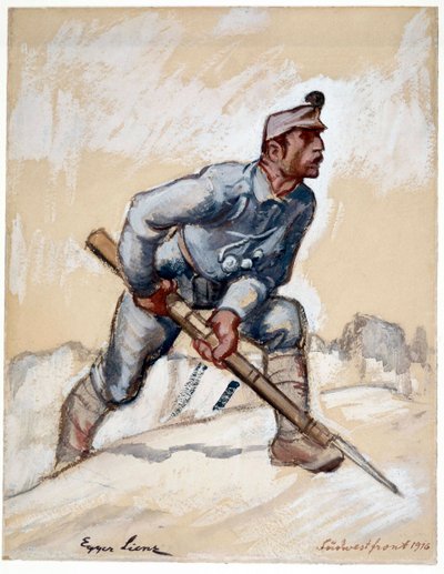 Sydvestfronten af Albin Egger Lienz