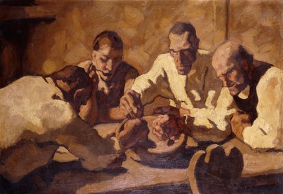 Måltidet af Albin Egger Lienz