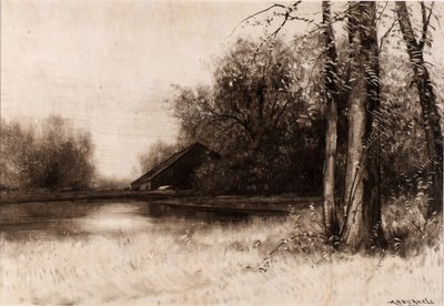 Mølledammen af Albion Harris Bicknell