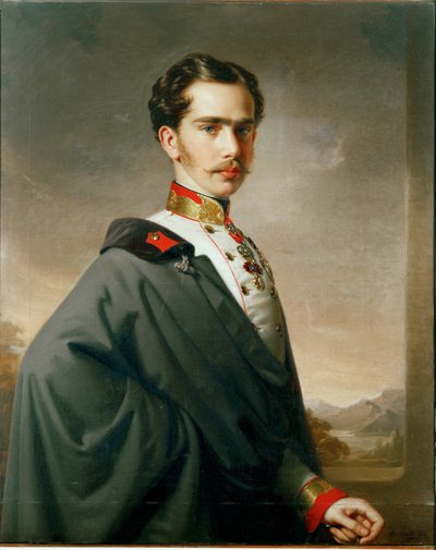 Kejser Franz Joseph I af Østrig som ung mand ... af Albrecht Adam