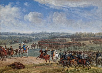 Slaget ved Ostrovno om morgenen den 26. juli 1812, 1855. af Albrecht Adam