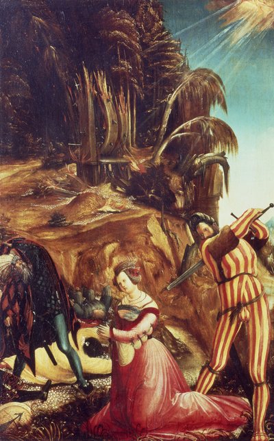 00228 Halshugning af den hellige Katarina, c.1505-10 af Albrecht Altdorfer