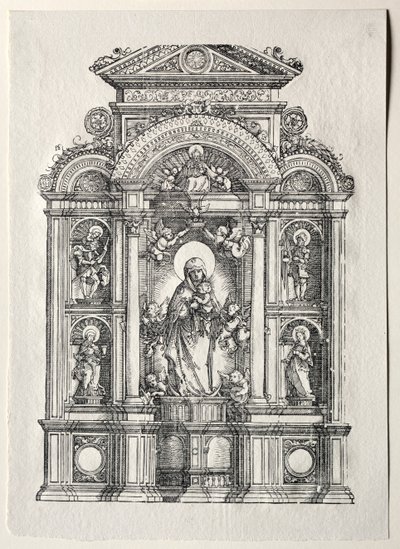 Alter med den smukke Maria af Regensburg, 1520. af Albrecht Altdorfer