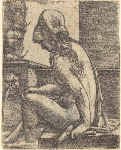 Badende Kvinde af Albrecht Altdorfer