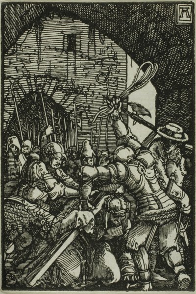 Bæring af korset, fra Menneskets fald og forløsning af Albrecht Altdorfer