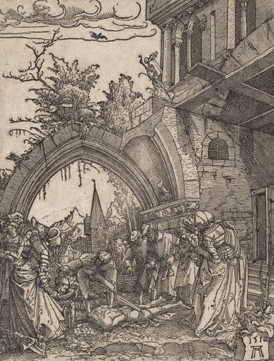 Halshugning af Johannes Døberen, 1512 af Albrecht Altdorfer