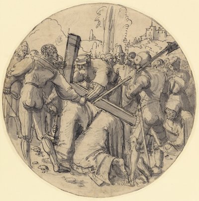 Kristus bærer korset af Albrecht Altdorfer