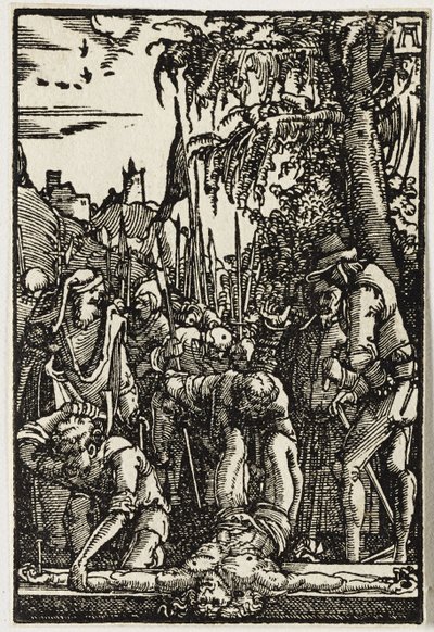 Kristus naglet til korset, ca. 1513. af Albrecht Altdorfer