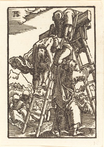 Kristus taget ned fra korset af Albrecht Altdorfer
