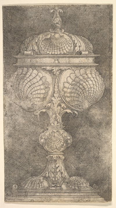 Overdækket bæger med skaller.n.d. af Albrecht Altdorfer