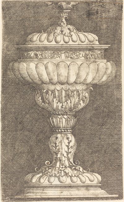 Overdækket bæger med vingekugle af Albrecht Altdorfer