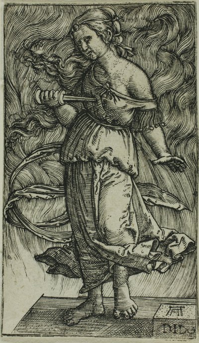 Dido tager livet af sig selv af Albrecht Altdorfer