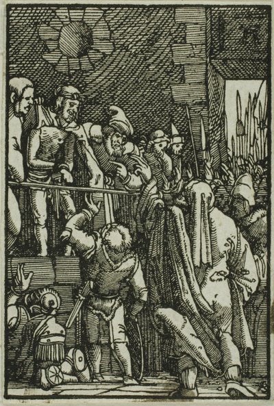 Ecce Homo, fra Menneskets fald og forløsning af Albrecht Altdorfer