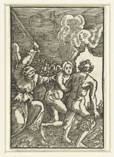 Udvisning fra paradis af Albrecht Altdorfer