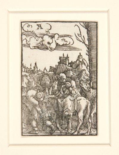 Flugt ind i Egypten, fra menneskets fald og forløsning af Albrecht Altdorfer