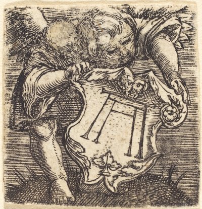 Genii med Altdorfers Schram af Albrecht Altdorfer