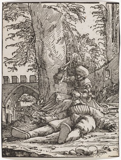 Jael dræber Sisera, ca. 1523. af Albrecht Altdorfer