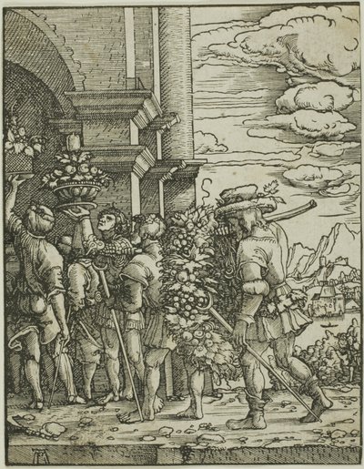 Joshua og Kaleb af Albrecht Altdorfer