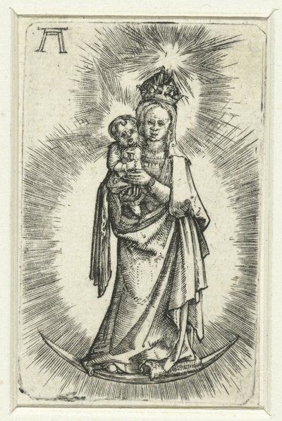 Madonna på Halvmånen af Albrecht Altdorfer