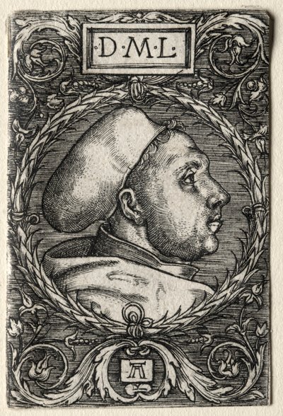 Martin Luther, ca. 1525. af Albrecht Altdorfer
