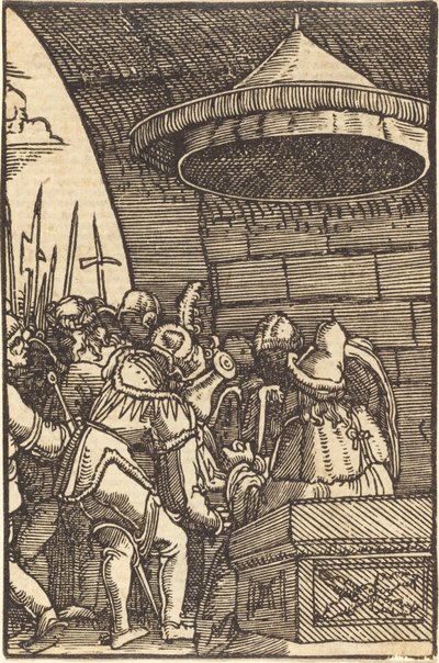 Pilatus vasker sine hænder af Albrecht Altdorfer