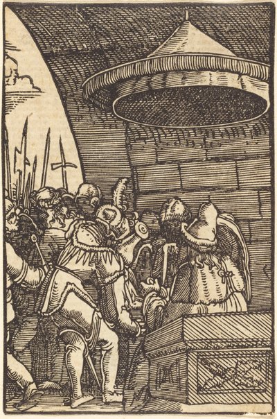 Pilatus vasker sine hænder af Albrecht Altdorfer