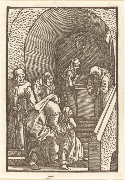 Præsentation af jomfruen af Albrecht Altdorfer