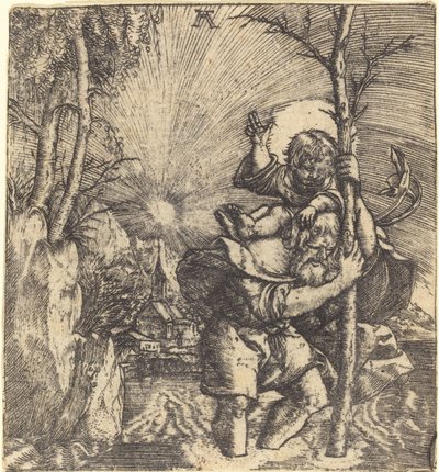 Sankt Christopher af Albrecht Altdorfer