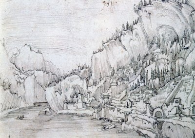 Sarmingstein ved Donau, 1500-tallet af Albrecht Altdorfer