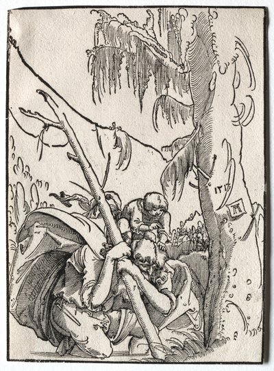 St. Christopher, 1513. af Albrecht Altdorfer
