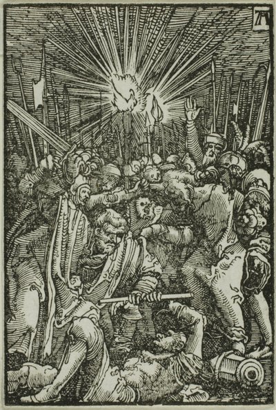 Forræderiet, fra Menneskets Fald og Forløsning af Albrecht Altdorfer