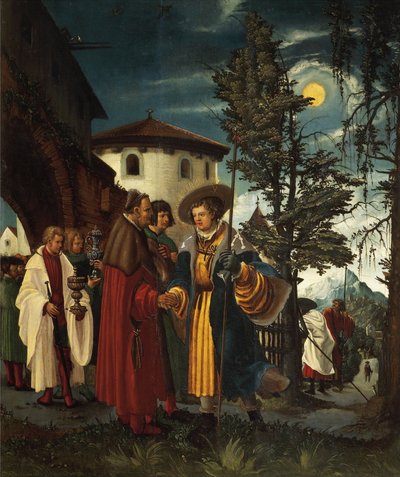 Sankt Florians afrejse af Albrecht Altdorfer