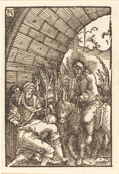 Indtoget i Jerusalem af Albrecht Altdorfer