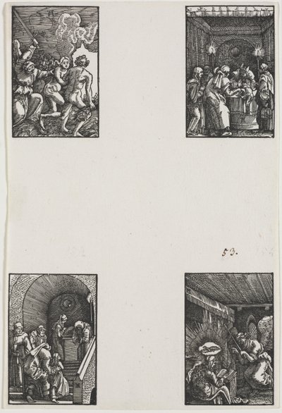 Menneskets fald og forløsning af Albrecht Altdorfer
