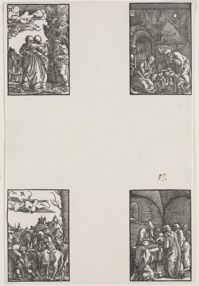 Menneskets fald og forløsning af Albrecht Altdorfer