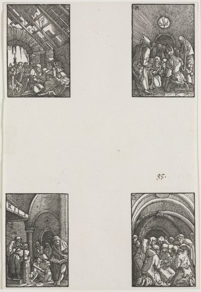 Menneskets fald og forløsning af Albrecht Altdorfer