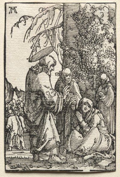 Menneskets fald og forløsning: Kristus tager afsked med sin mor før lidenskaben, ca. 1515. af Albrecht Altdorfer