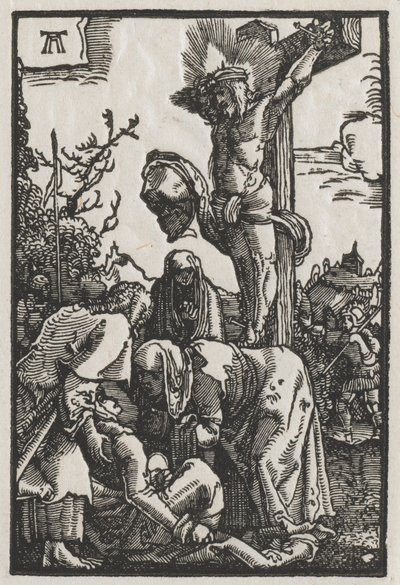 Menneskets fald og forløsning: Kristus på korset af Albrecht Altdorfer