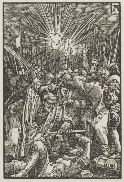 Menneskets fald og forløsning: Kristus taget til fange, ca. 1515. af Albrecht Altdorfer