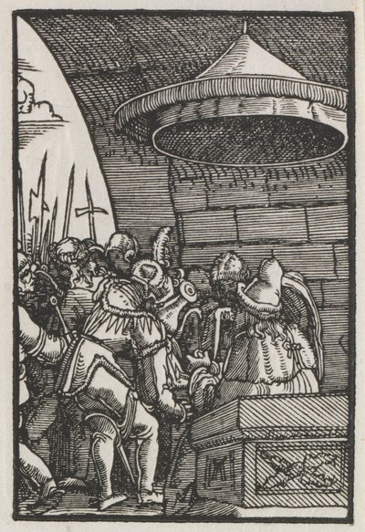 Menneskets fald og forløsning: Pilatus vasker sine hænder, ca. 1515. af Albrecht Altdorfer