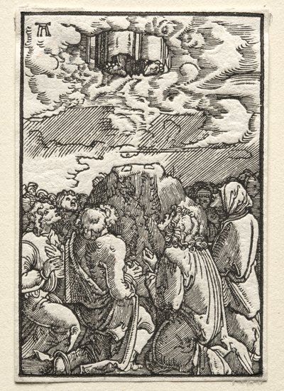 Menneskets fald og forløsning: Himmelfarten, ca. 1515. af Albrecht Altdorfer