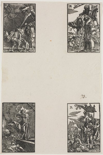 Menneskets fald og forløsning, ca. 1515. af Albrecht Altdorfer